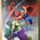 Thor Hulk Avengers Marvel Comics Poster by Joe Jusko Marvel