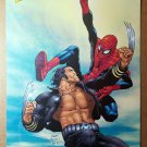 Wolverine Vs Spider-Man Marvel Comics Poster by Frank Quitely