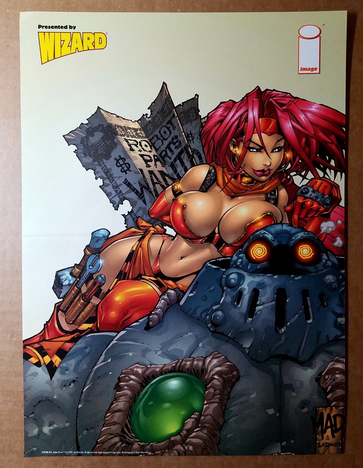 Battle Chasers Red Monika Image Comic Poster by Joe Madureira