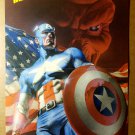 Captain America US USA Flag Marvel Comics Poster by Rudolfo Migliari