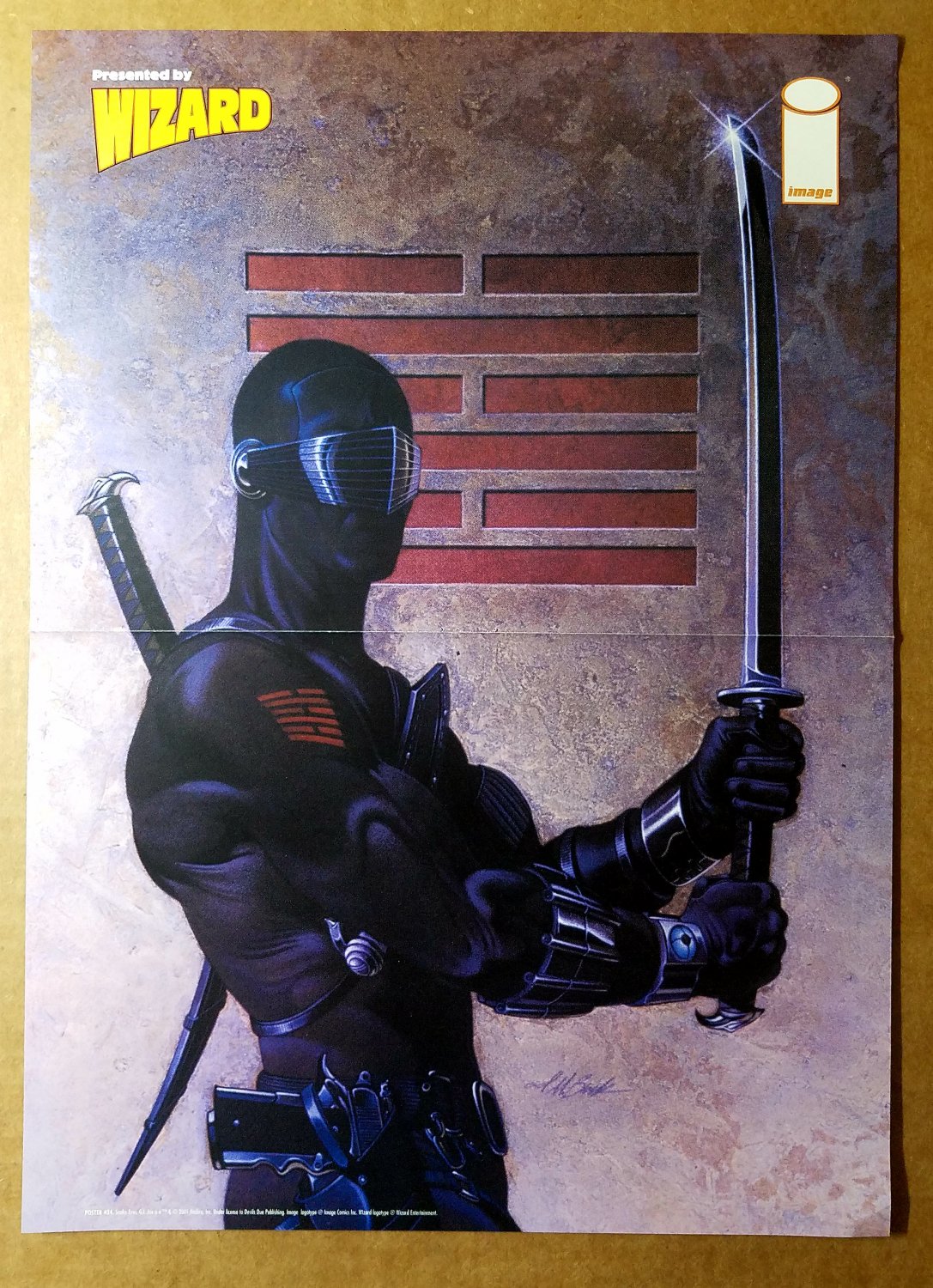 G I Joe Snake Eyes Marvel Comics Poster by David Michael Beck