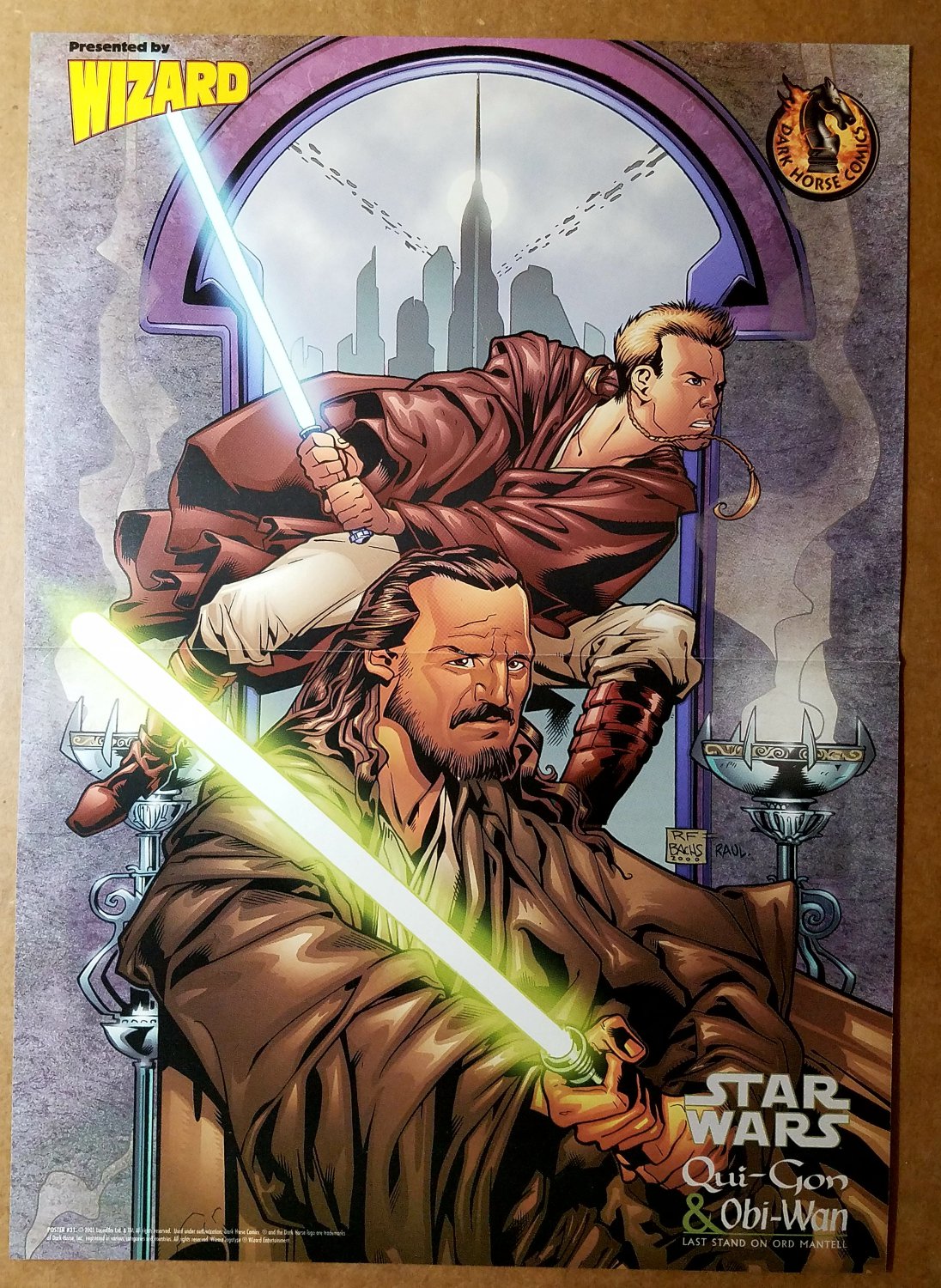 Qui Gon Jinn Obi Wan Kenobi  Dark Horse Comics by Ramon Bachs