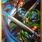 Mr Fantastic Vs Dr Doom Marvel Comics Poster by Salvador Larroca Mr Fantastic Vs Dr Doom Marvel Comics Poster by Salvador Larroca