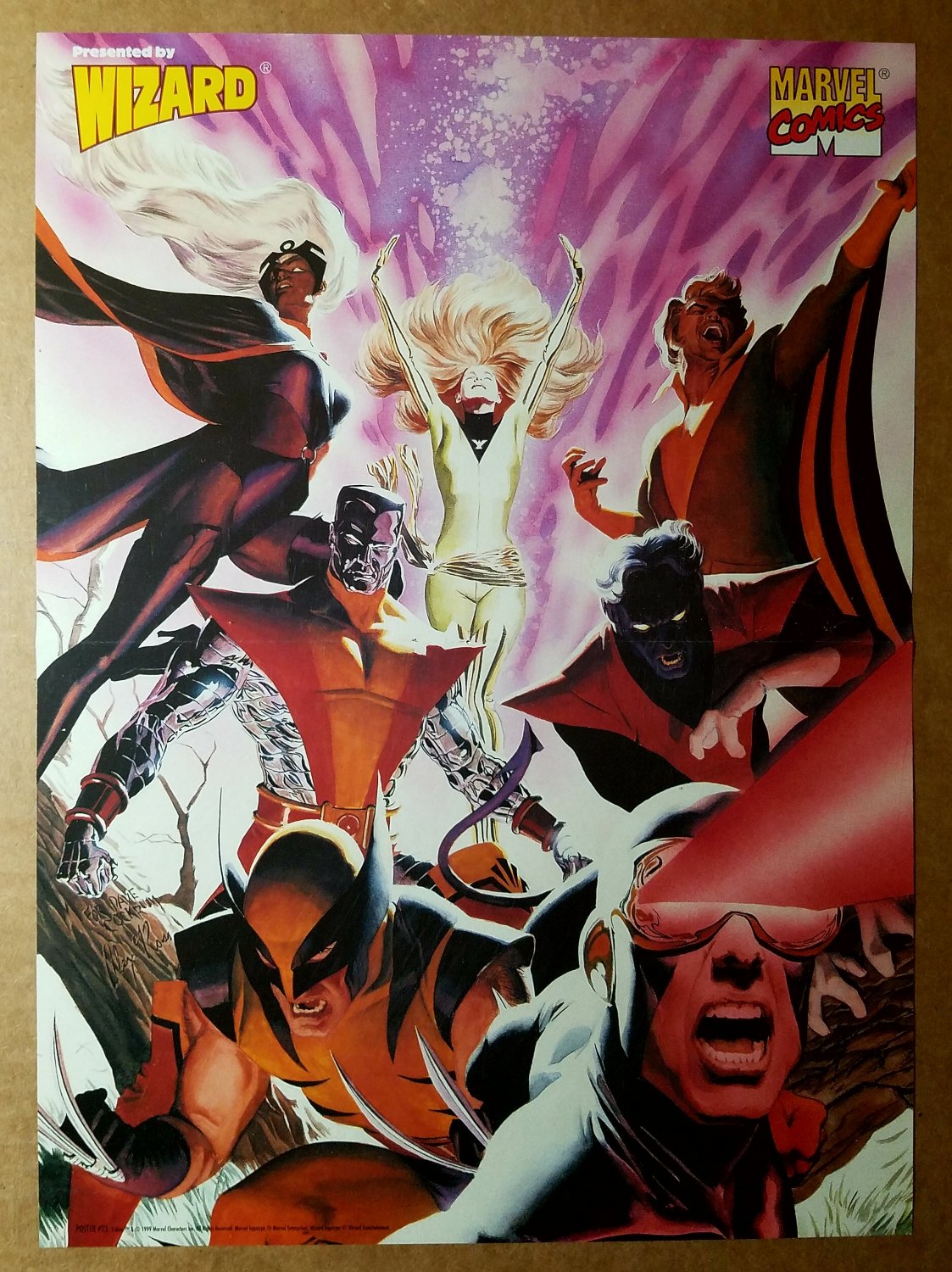Uncanny X-Men 500 Marvel Comics Poster by Alex Ross