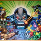 X-Men Vs Apocalypse Marvel Comics Poster by Leinil Francis Yu