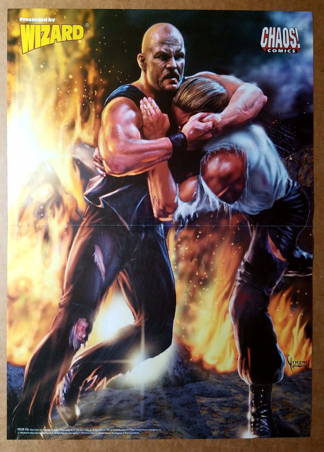 Stone Cold Steve Austin 316 Chaos Comics Poster by Roy Young