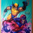 Wolverine Magneto Marvel Comic Poster by Brandon Peterson