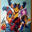 X-Men Wolverine Colossus Kitty Pyrde Marvel Comics Poster by J Scott Campbell