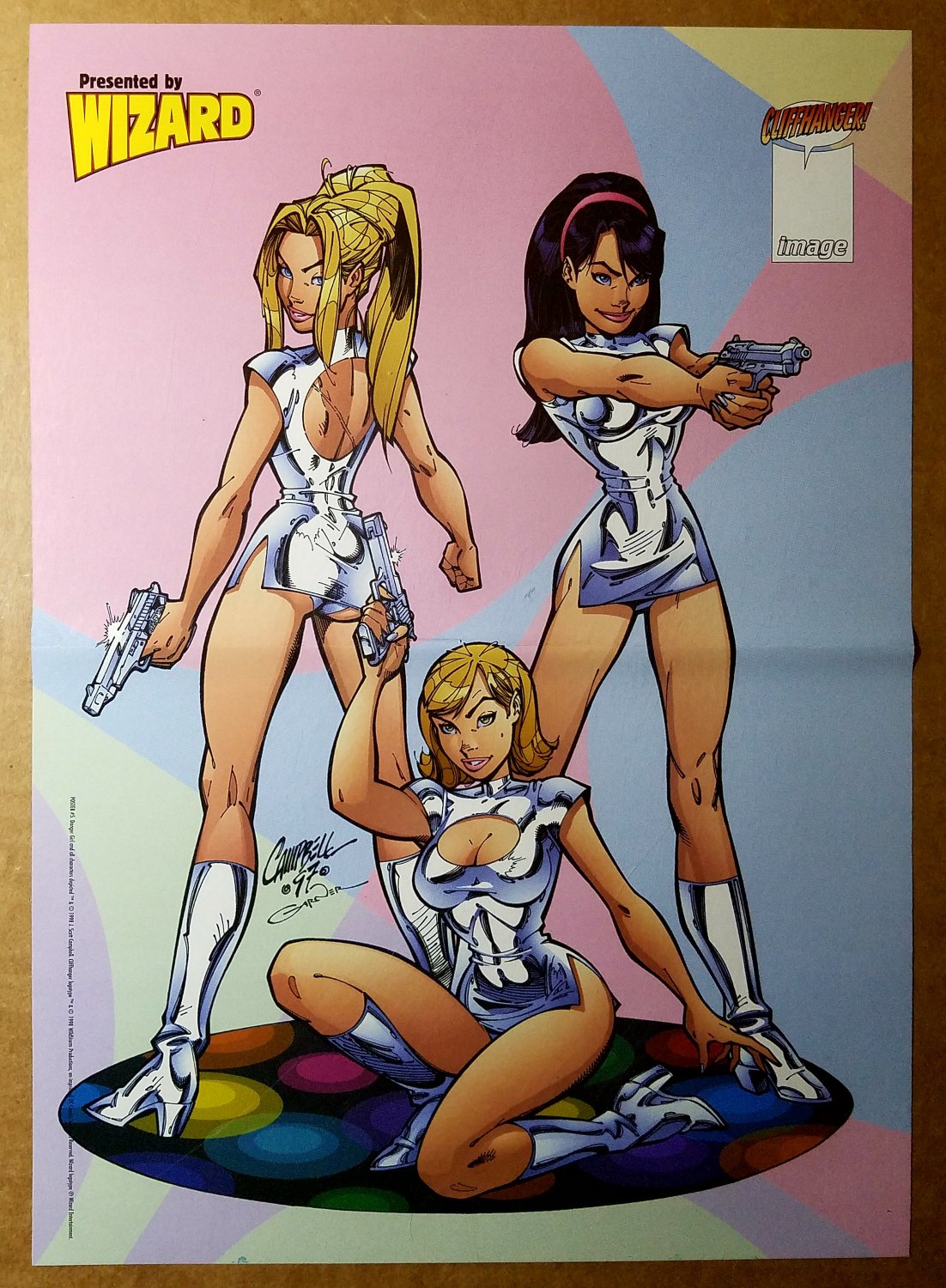 Danger Girl Image Comics Poster by J Scott Campbell