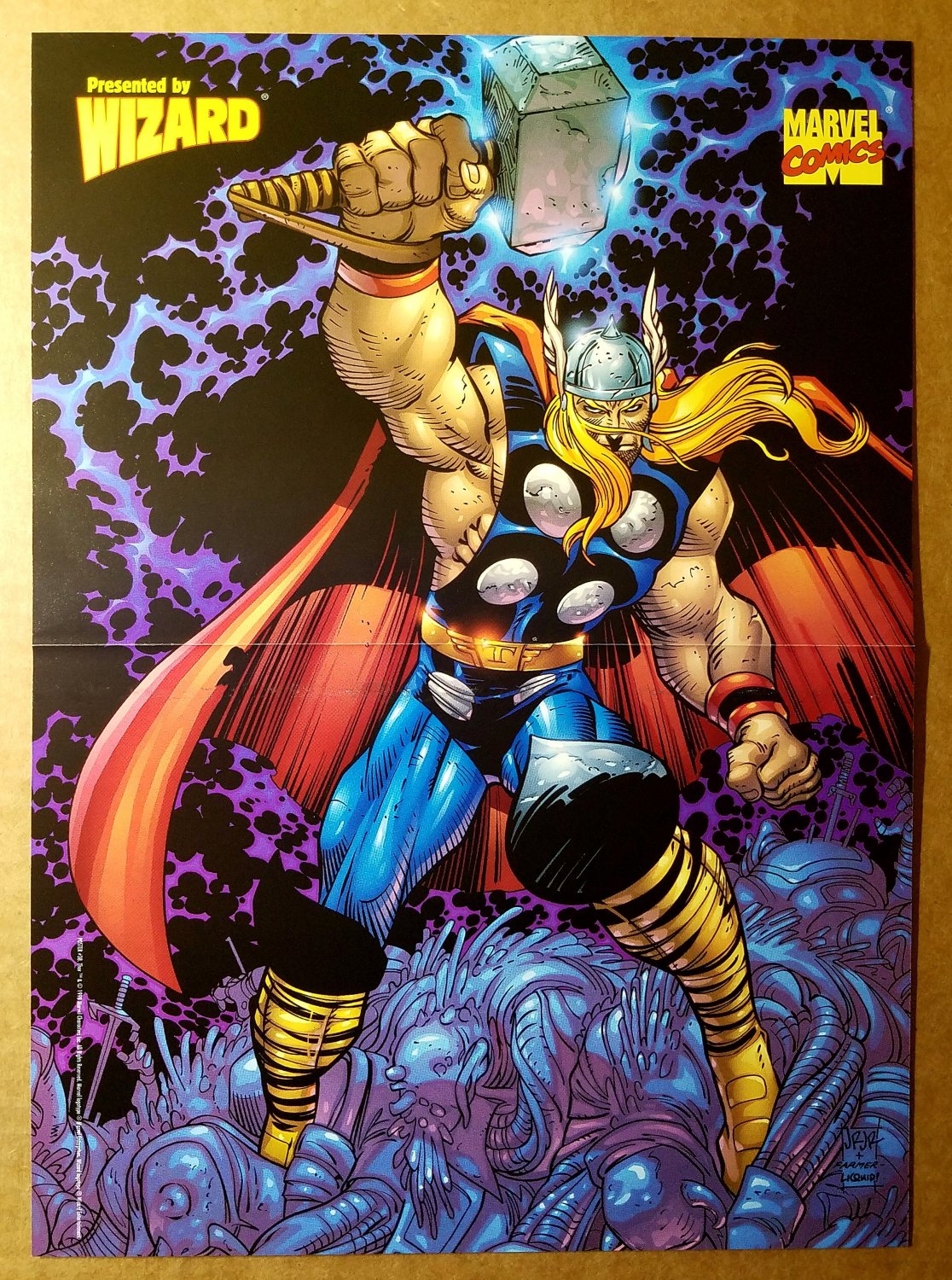 Thor Avengers Marvel Comics Poster by John Romita Jr