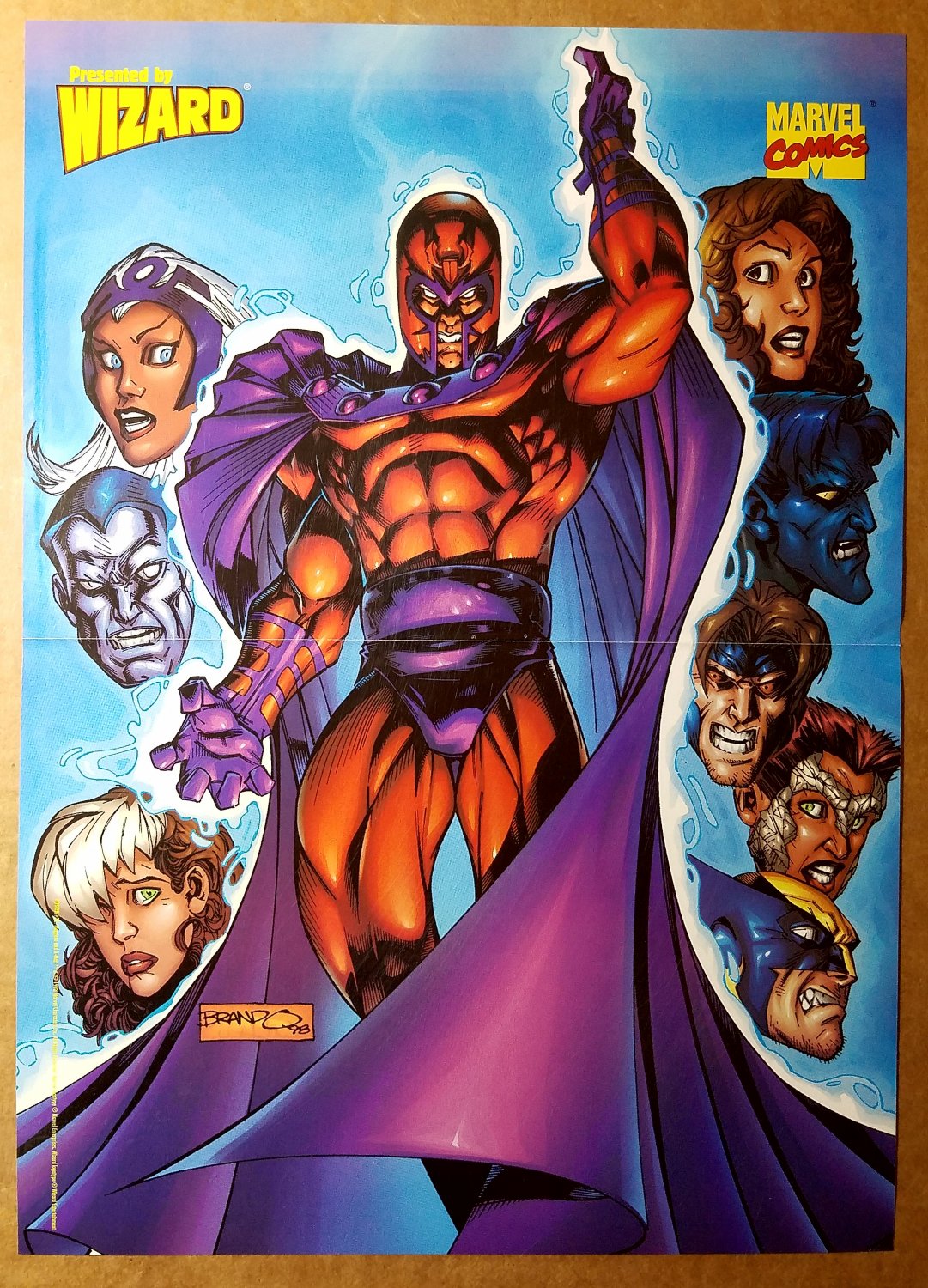 Magneto X-Men Marvel Comics Poster by Brandon Peterson