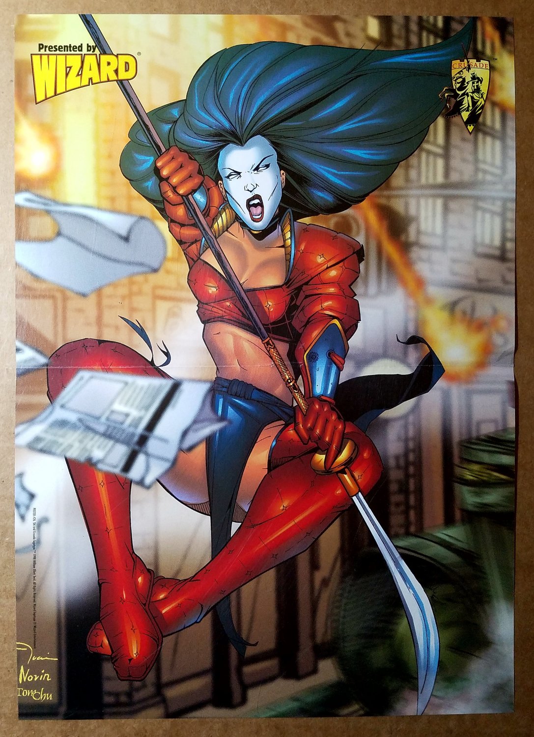 Shi Billy Crusade Comics Poster by Billy Tucci