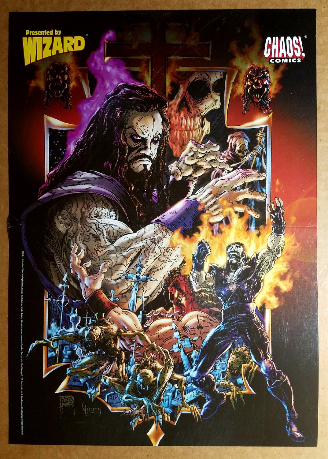 Undertaker Chaos Comics Poster by Rob Brown