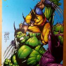 Wolverine Vs Hulk Marvel Comics Poster by Leinil Francis Yu Wolverine Vs Hulk Marvel Comics Poster by Leinil Francis Yu
