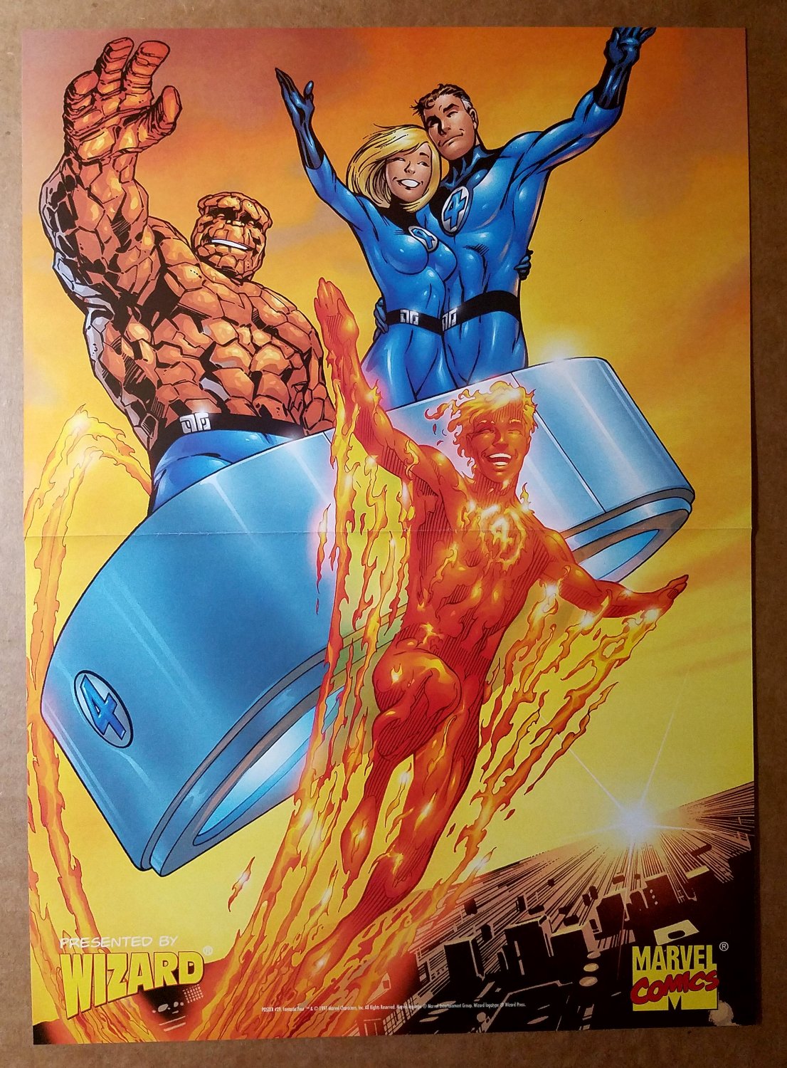 Fantastic Four Marvel Comics Poster by Alan Davis
