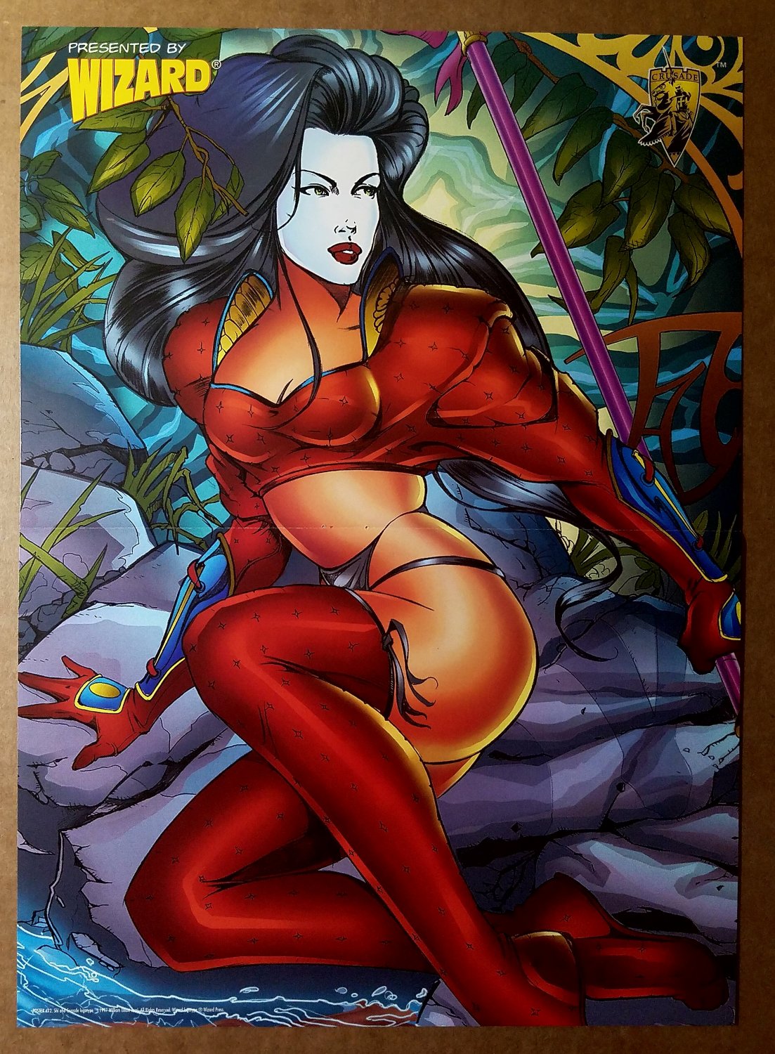 Shi Heaven Earth Crusade Comics Poster by Billy Tucci