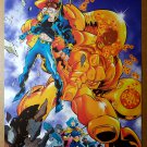 X-Man Vs Onslaught Marvel Comics Poster by Ramon Bernado