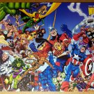 Avengers Captain America Black Widow Black Panther Marvel Poster by George Perez