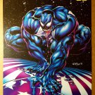 Venom Spider-Man Flag Marvel Comics Poster by Bart Sears