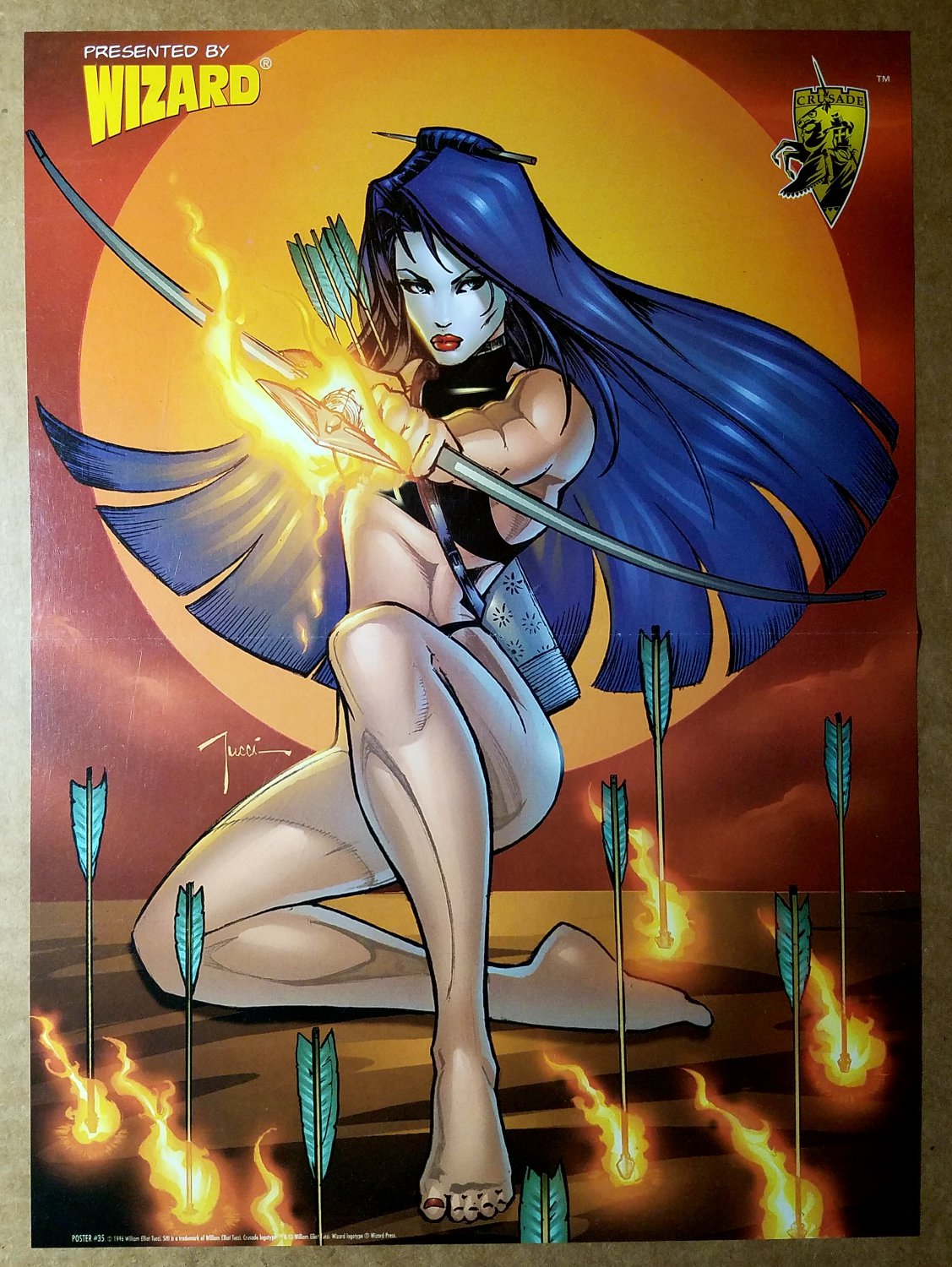 Shi Rekishi Crusade Comics Poster by William Tucci