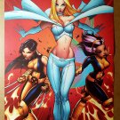 Emma Frost X 23 X-Men Marvel Comics Poster by J Scott Campbell