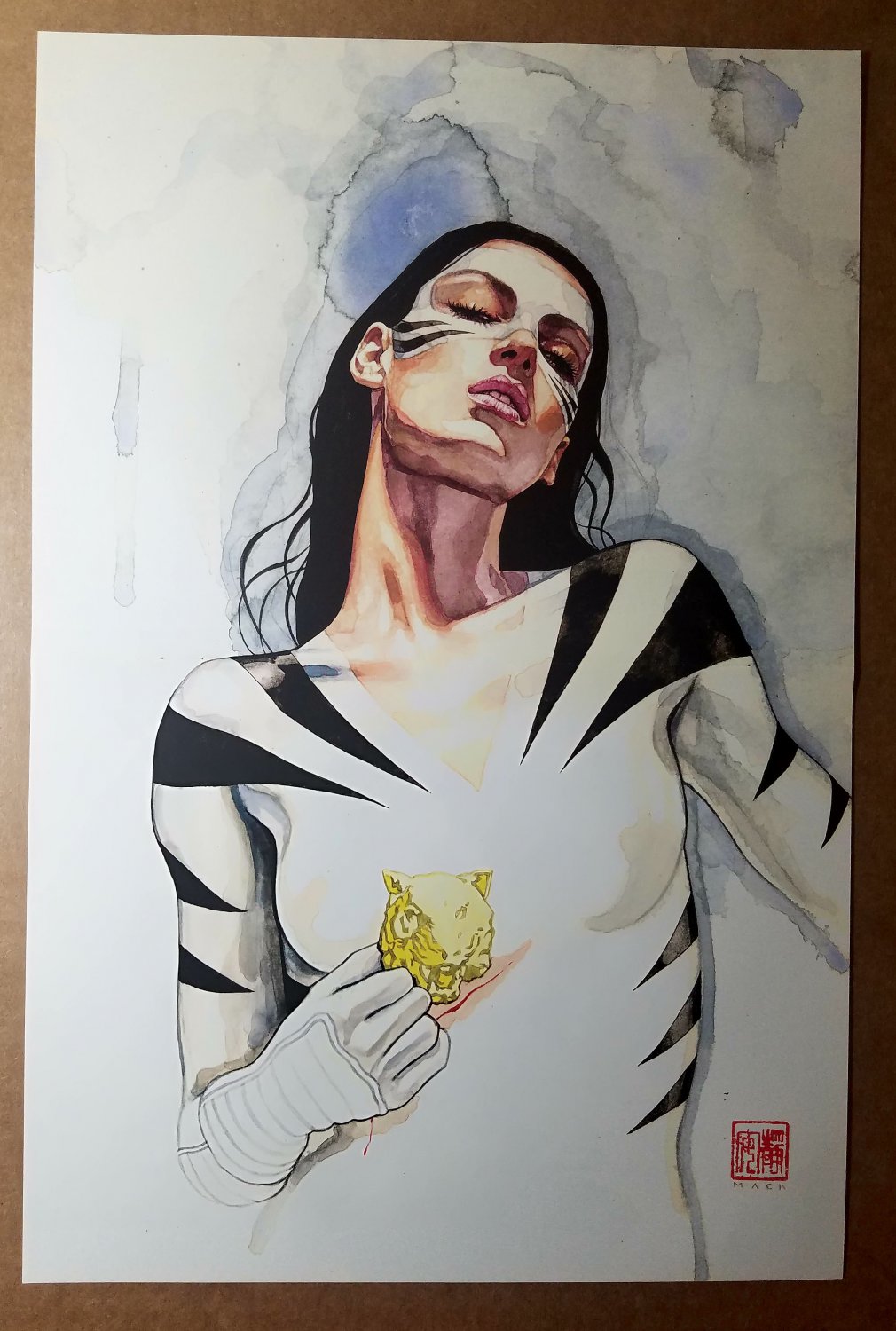 White Tiger Angela Del Toro Daredevil Marvel Comics Poster by David Mack