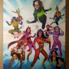 Woman of Marvel Heroes and Villains Marvel Comics Poster by Mike Mayhew