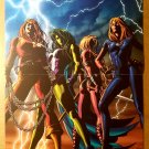 She-Hulk Valkyrie Thundra Invisible Woman Marvel Comics Poster by Mike Deodato She-Hulk Valkyrie Thundra Invisible Woman Marvel Comics Poster by Mike Deodato