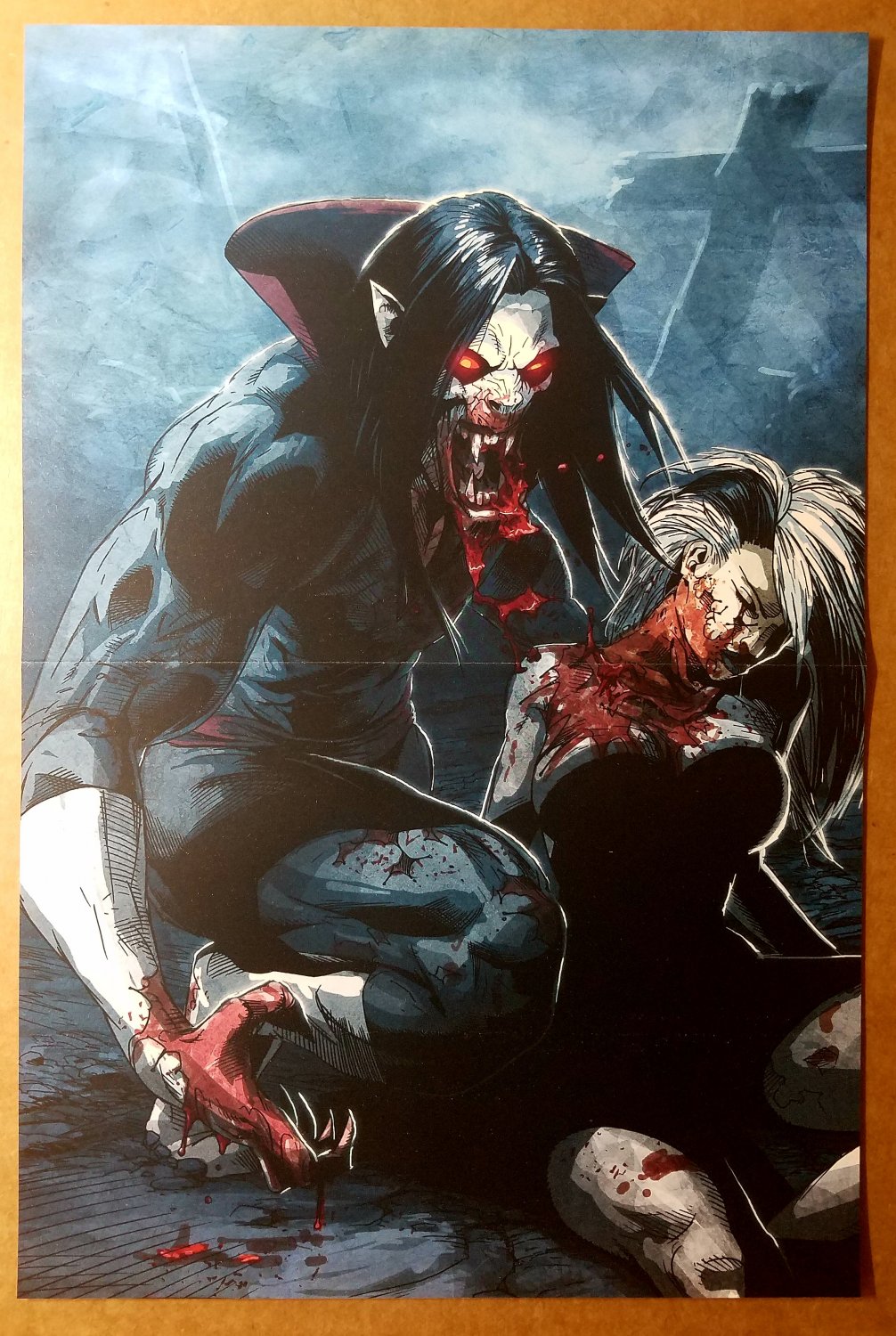 Morbius Vampire Marvel Comics Poster by Kev Walker