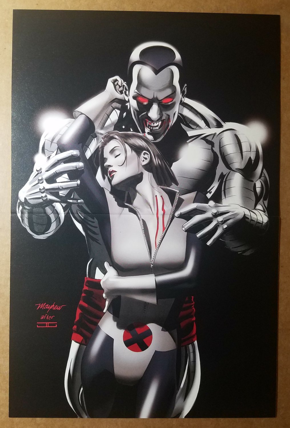 X-Men Vampire Colossus Kitty Pryde Shadowcat Marvel Poster by Mike Mayhew