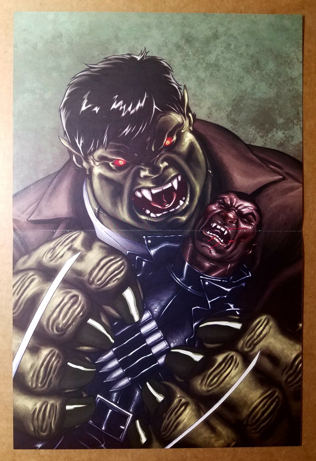 Ultimate Comics Avengers Vampire Hulk Blade Marvel Comics Poster by ...