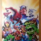 Fantastic Firsts Hulk Thor Wolverine Namor X-Men Marvel Poster by Bruce Timm