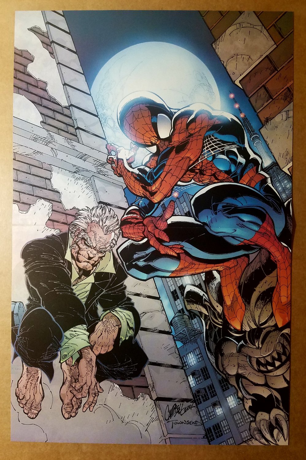 Amazing Spider-Man Ezekiel Marvel Comic Poster by J Scott Campbell