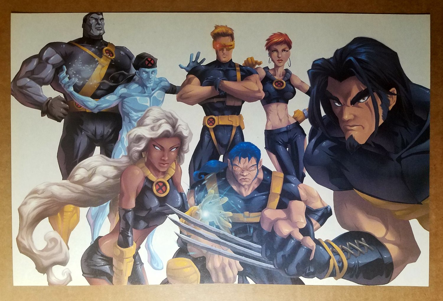 Ultimate X-Men Wolverine Storm Cyclops Marvel Comic Poster by Randy Green