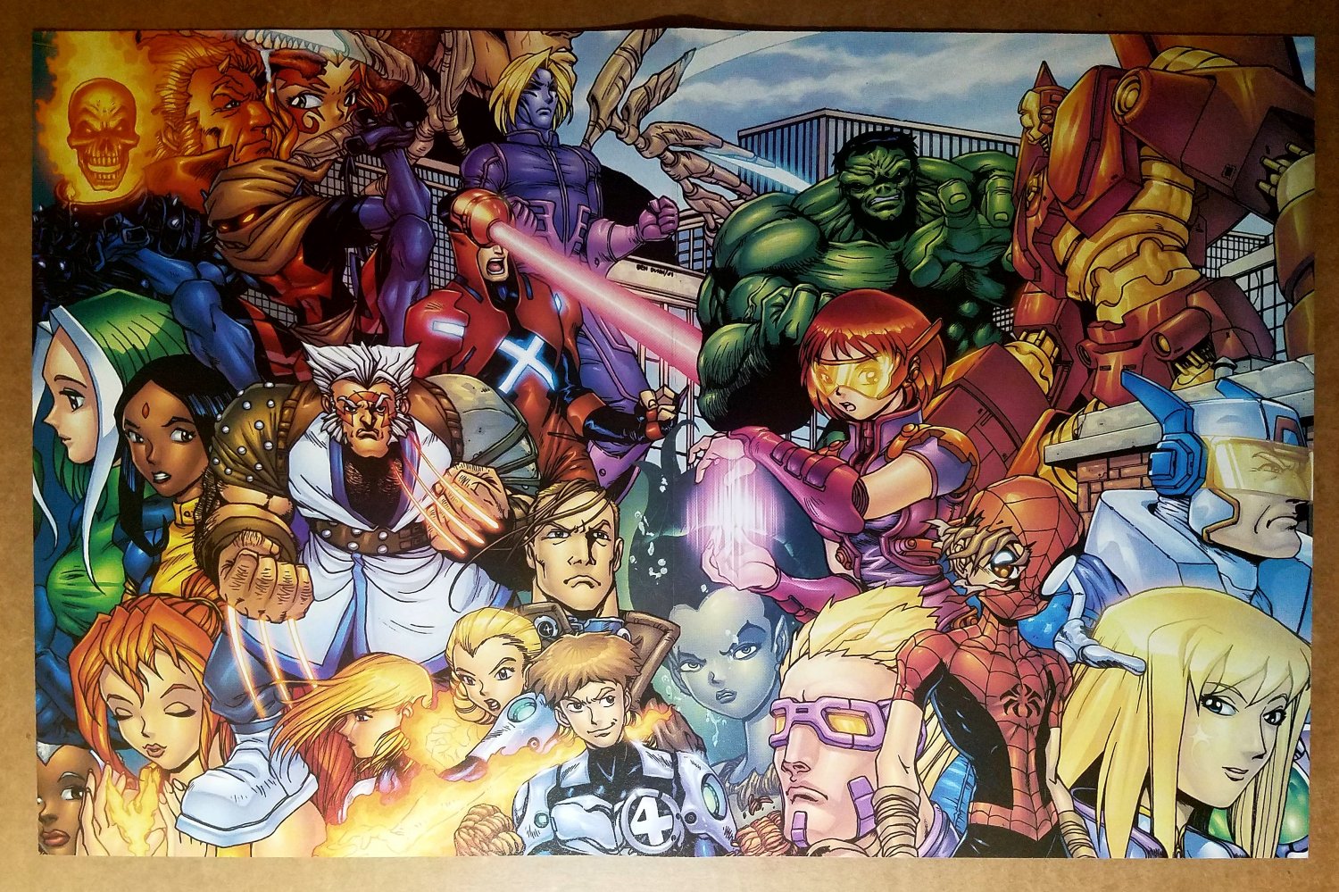 Marvel Mangaverse Eternal Twilight Marvel Comics Poster by Ben Dunn