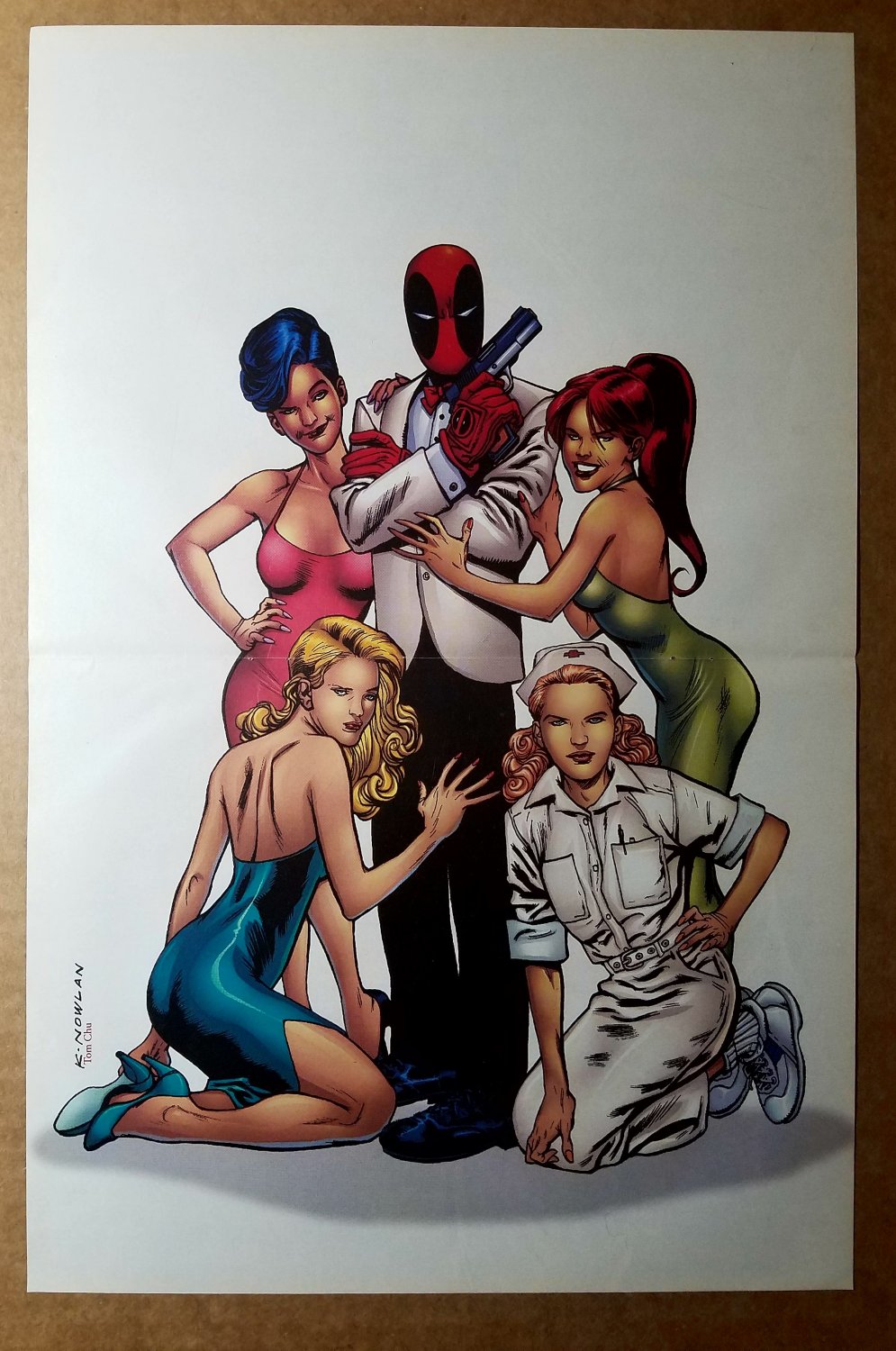 Deadpool OO7 Marvel Comics Poster by Kevin Nowlan