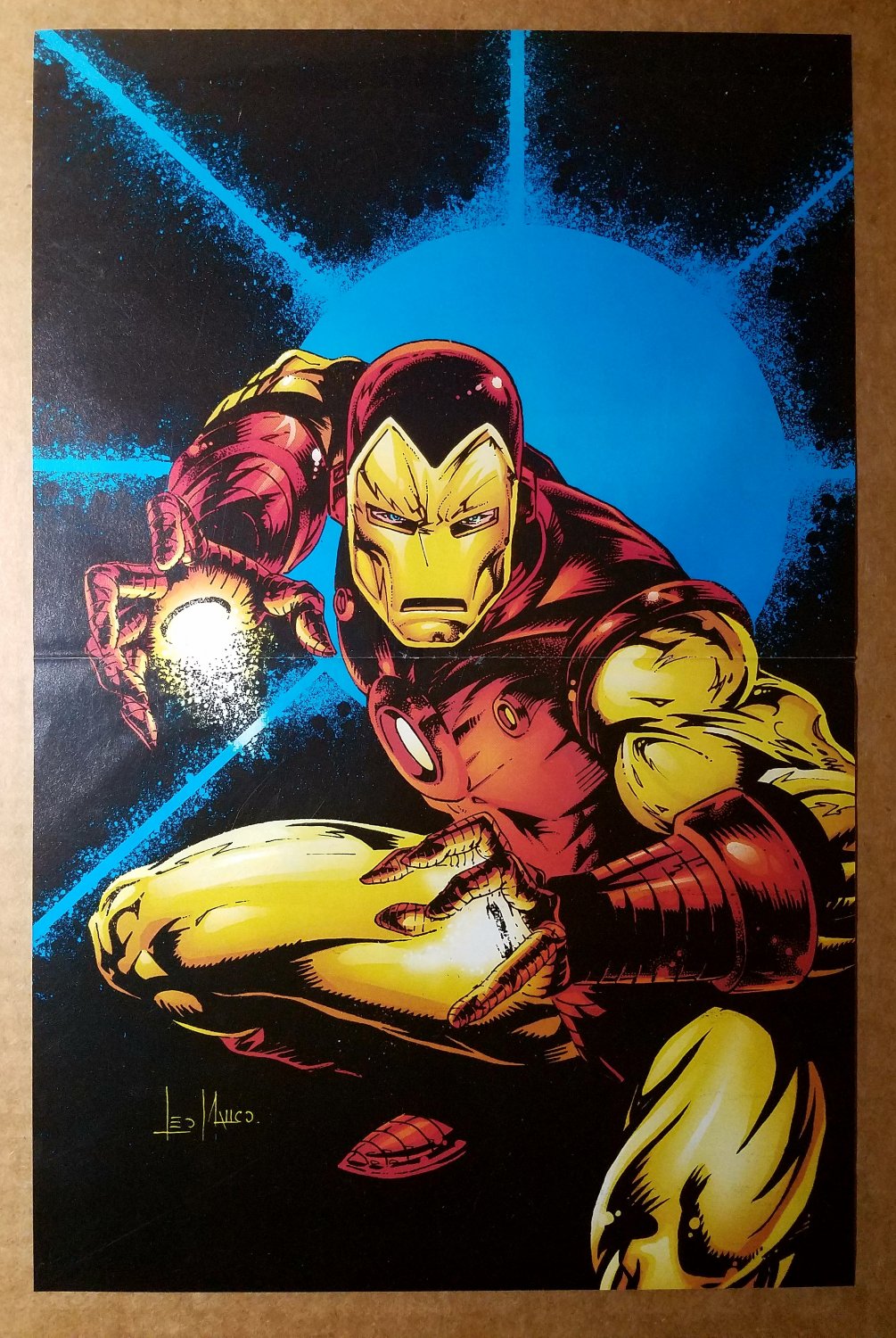 Iron Man Marvel Comics Poster by Leonardo Manco