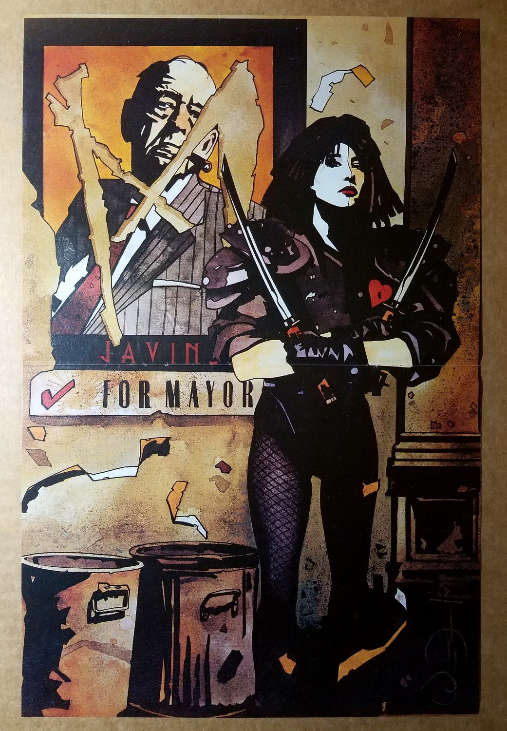 Typhoid Mary X-Men Marvel Comics Poster by John Van Fleet