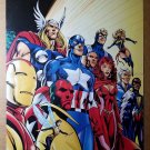 Avengers Assemble Marvel Comics Poster by Alan Davis