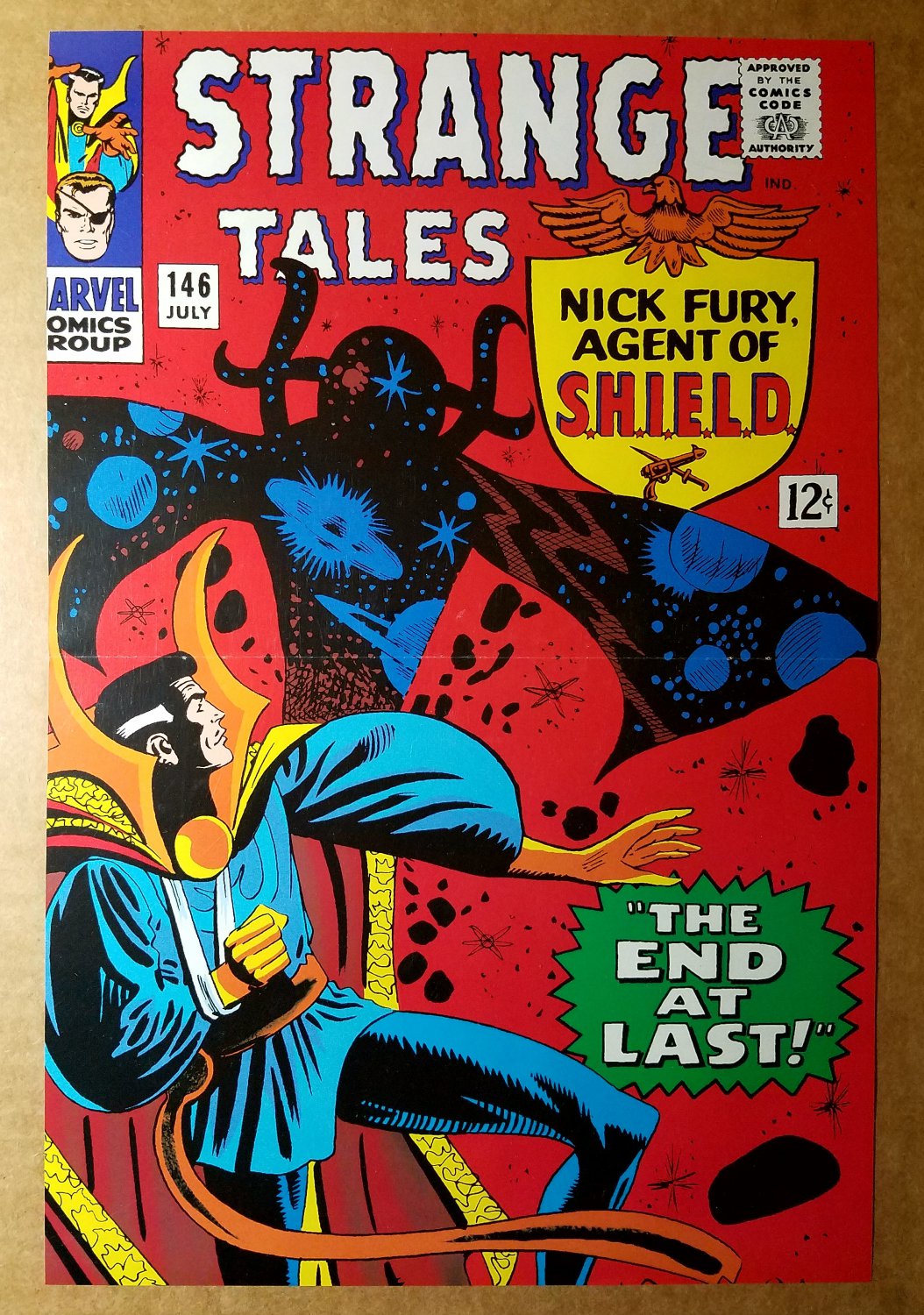 Strange Tales 146 Dr Strange Marvel Comics Poster by Steve Ditko