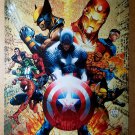 Captain America Wolverine Iron Man Spider-Man Marvel Poster by Michael Turner