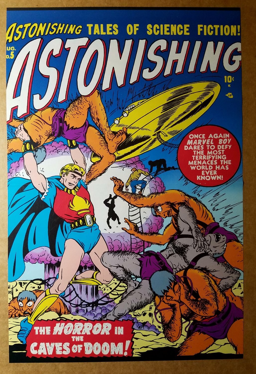 Astonishing 5 Marvel Boy Marvel Comics Poster by Bill Everett