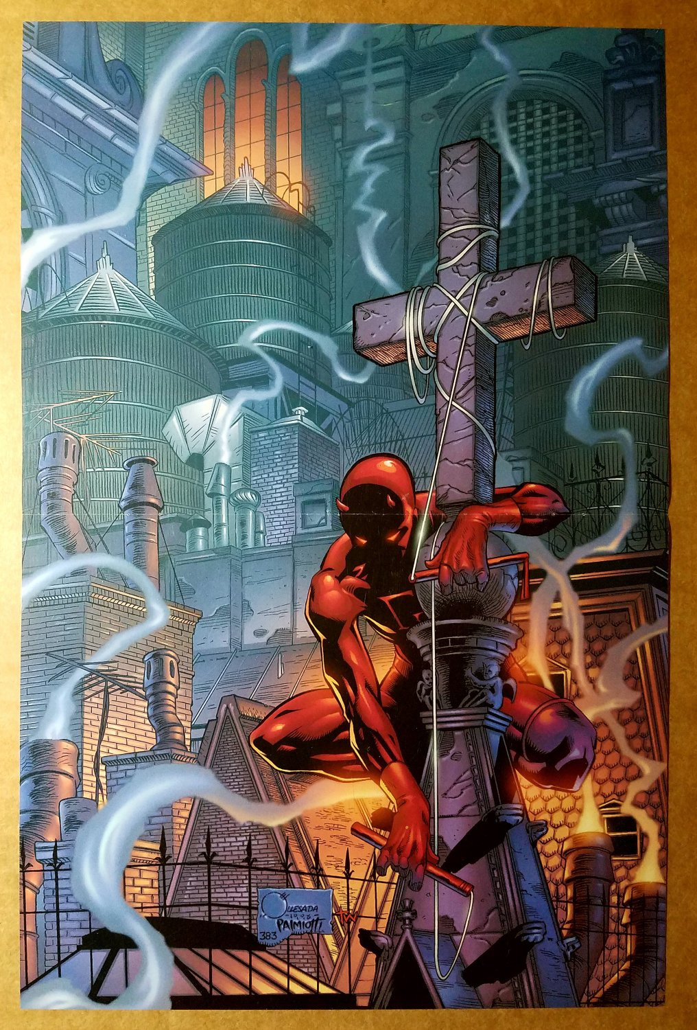 DareDevil 3 Cross Marvel Comics Poster by Joe Quesada