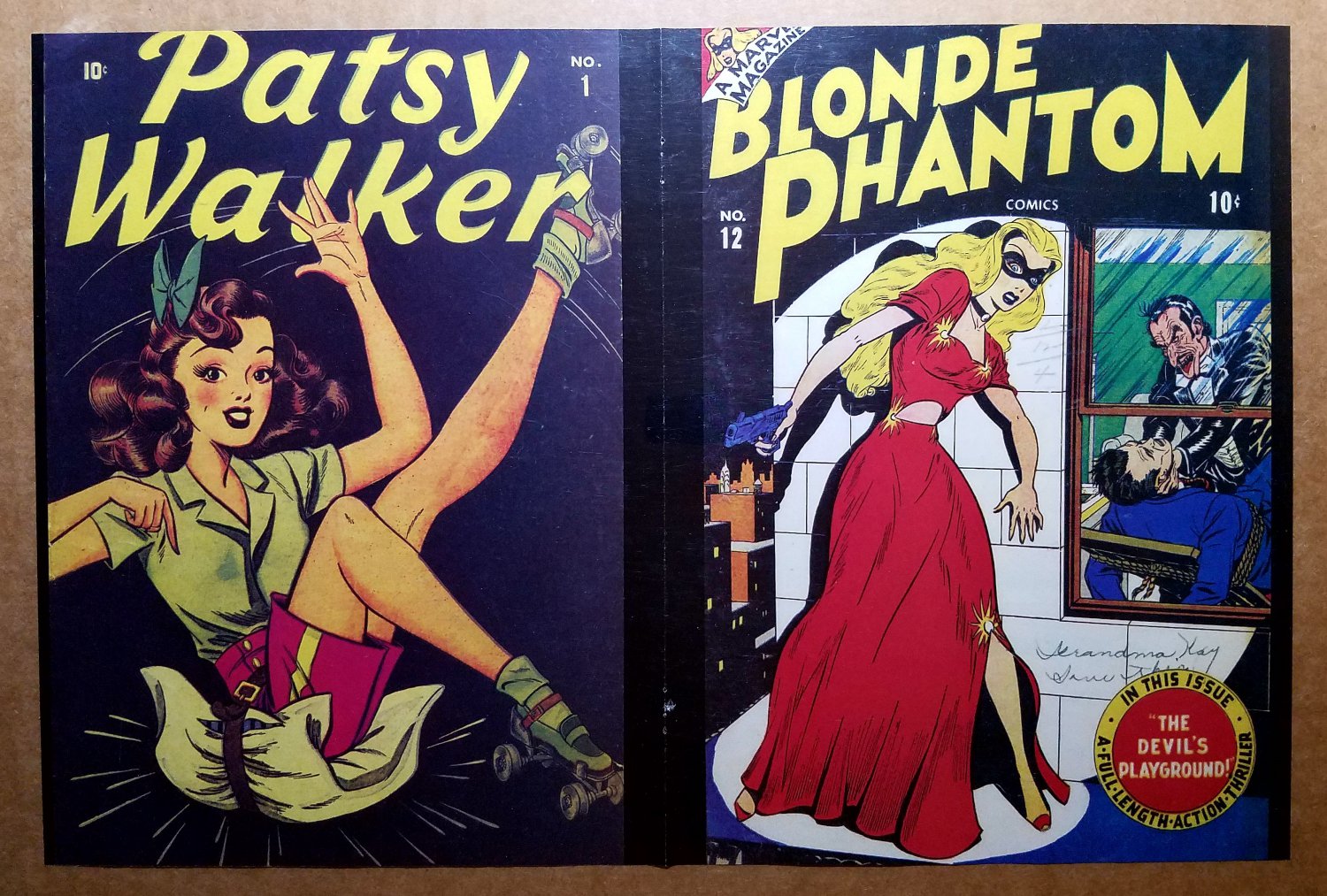 Patsy Hellcat Walker 1 Blonde Phantom Marvel Comics Poster