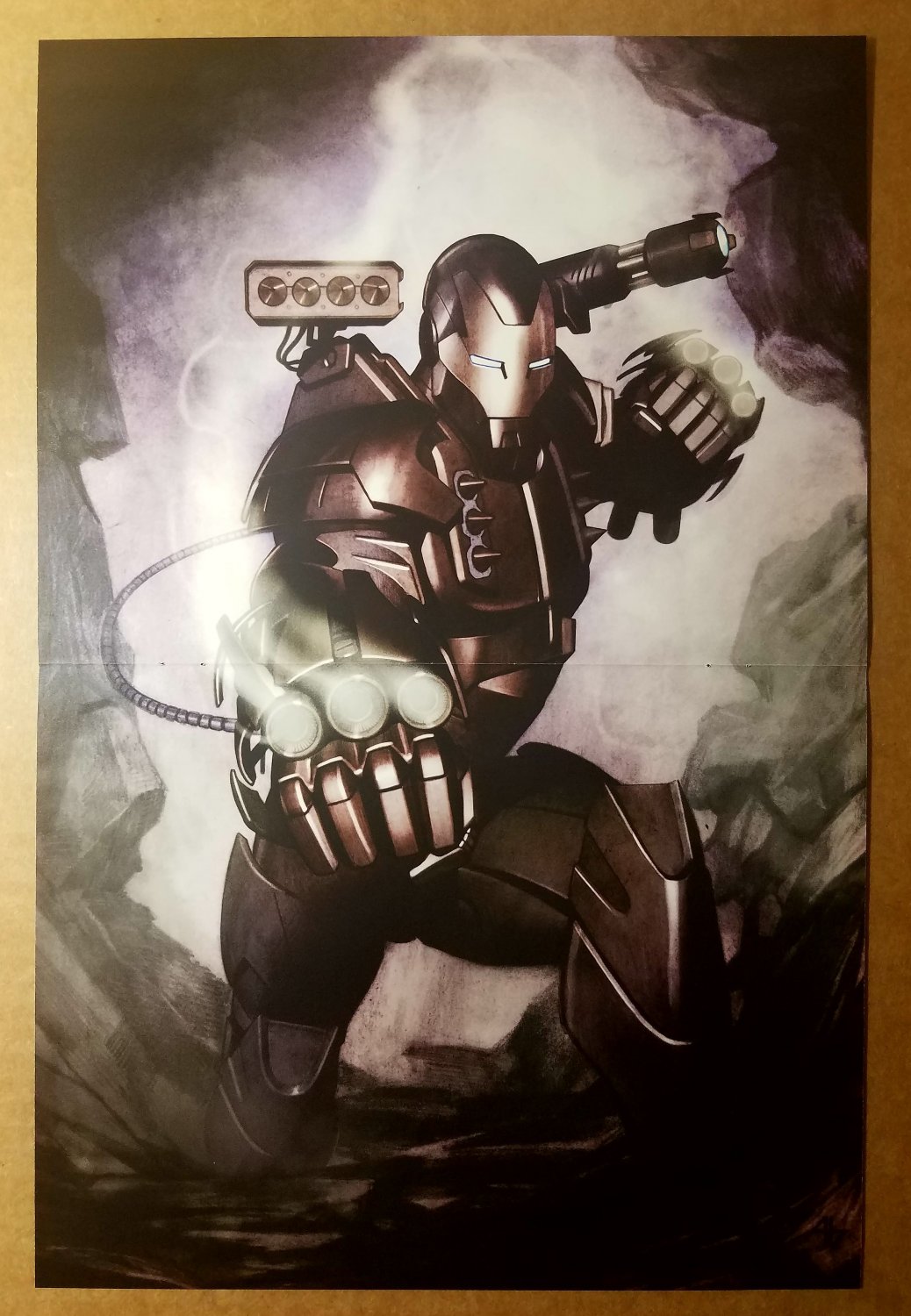War Machine Avengers Secret Weapon Iron Man Marvel Comics Poster by Adi Granov