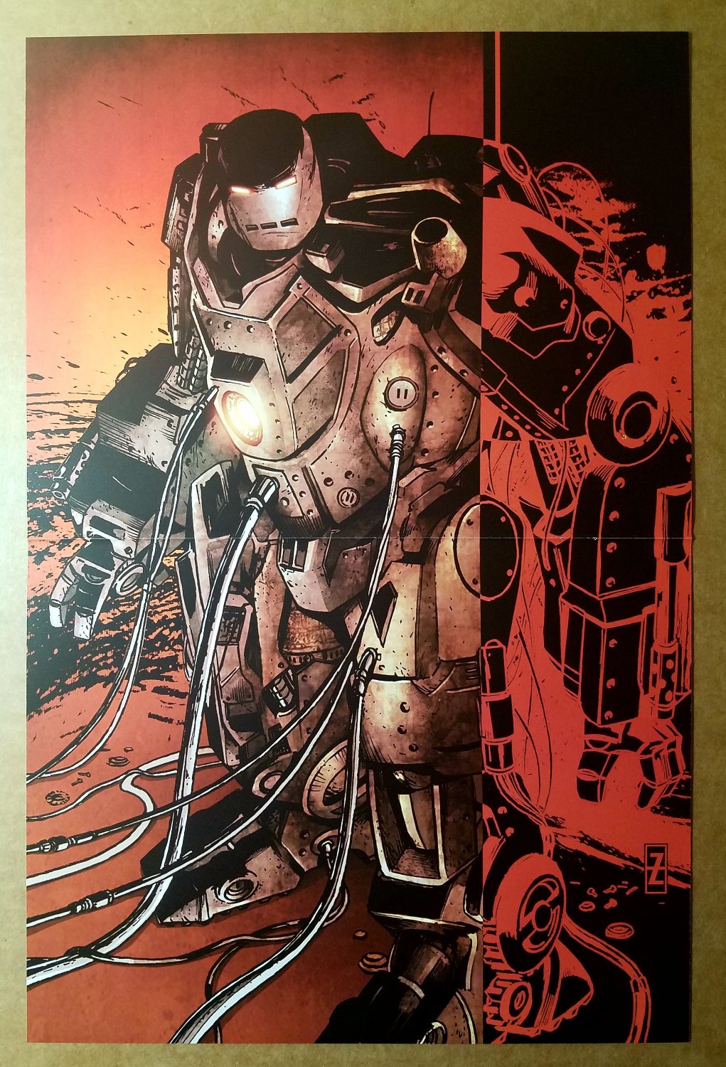 Invincible Iron Man Marvel Comics Poster by Patrick Zircher