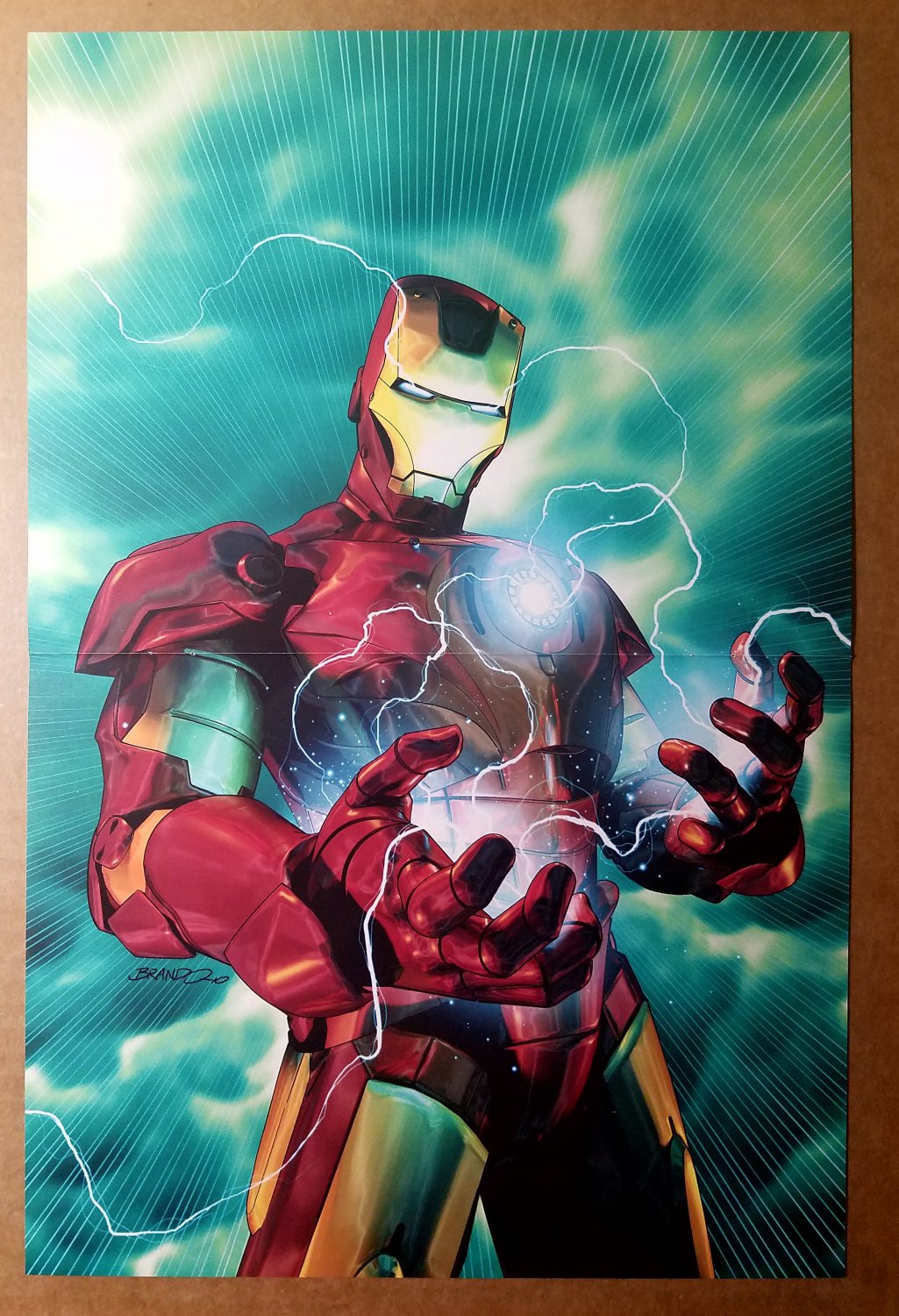 Iron Man Marvel Comics Poster by Brandon Peterson