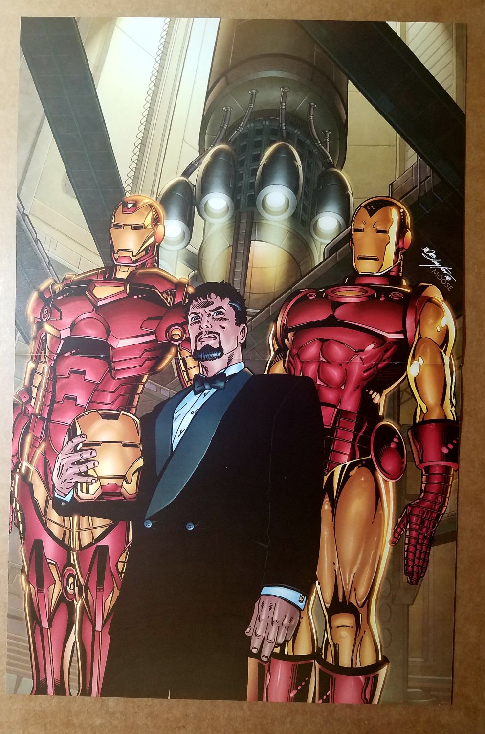 Iron Man Tony Stark Marvel Comics Poster by Bob Layton Variant