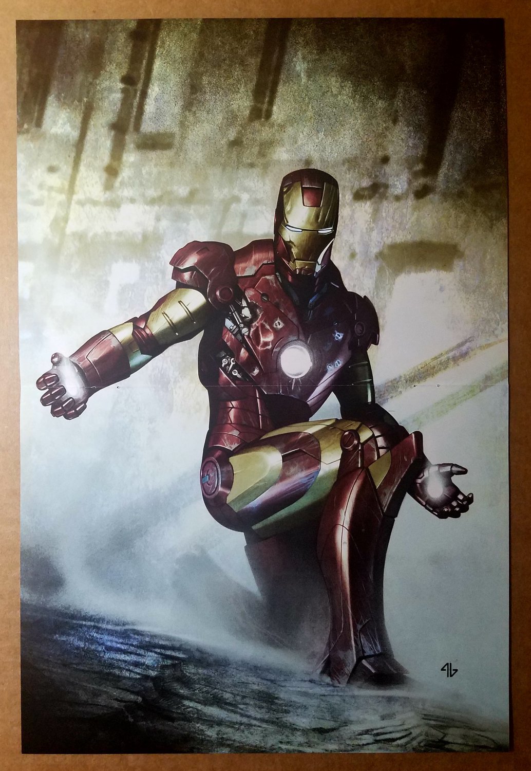 Avengers Iron Man Marvel Comics Poster by Adi Granov