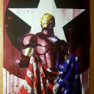 Iron Man American Flag Marvel Comics Poster by Adi Granov